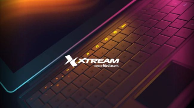 Xtream powered by mediacom logo